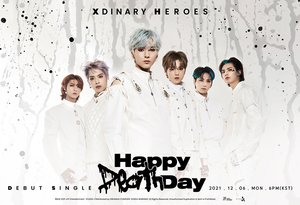 엑스디너리 히어로즈, JYP표 보이밴드의 탄생…오늘(6일) 데뷔 싱글 ‘Happy Death Day’ 발매