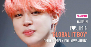 &apos;GLOBAL IT BOY&apos; 방탄소년단 지민, 英글래머 매거진→#JIMIN 무슨말이 필요해? 즉시 팔로우!... SNS지존