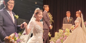 "연예인 많이 참석해"…이연복, &apos;이경규 딸&apos; 이예림♥김영찬 결혼식 현장 공개