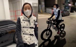 팝핀현준, 차 사고 이후 개인 차고 공개…와이프 박애리는 전기자전거