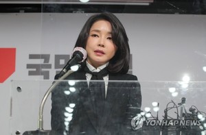 민주 "김건희 사과쇼"…손혜원 "홍조 화장에 배시시 미소"