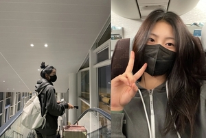 "미국 LA 골프 전지훈련 두 달"…박연수, 한국 떠난 딸 송지아 응원