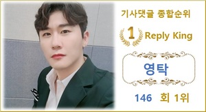 [댓글종합순위] 영탁 146회째 1위, 2위 이찬원에 1029개 앞서…3위 방탄소년단 지민·4위 박서진·5위 김희재