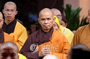 베트남 출신 세계적 불교 지도자·평화운동가 틱낫한 스님 열반…향년 95세