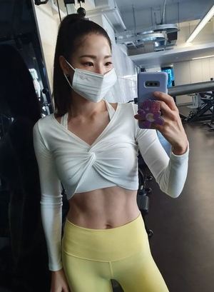 "몸 재정비하는 시간"…신수지, 바디프로필 도전 위해 운동