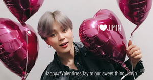 &apos;스윗한 우리지민&apos; 방탄소년단 지민, 향한 발렌타인데이 달콤 애정고백 물결 &apos;♥JiminOurValentine&apos;