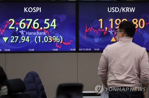 러시아-우크라이나 전쟁 우려에 금융시장 &apos;불안&apos;…코스피 2,700 무너져