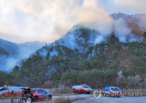 동해안 산불에 발 벗고 나선 기업들…현대차 50억원-삼성 30억원-SK 20억원 총 100억원 기부(강원·경북 산불 확산)