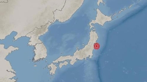 일본 후쿠시마 앞바다서 규모 7.3 지진…"쓰나미 주의보 발령"