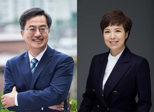 [지방선거 지지율] 김동연 45% 김은혜 41%…오세훈 54.6% 송영길 33.7%