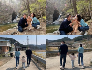 "마음이 행복해"…이지혜, 남편 문재완-딸 태리와 용소마을 가족여행