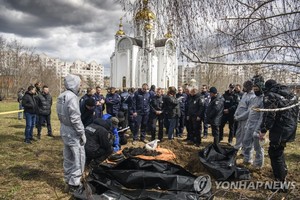 저격·약식처형…유엔, 북부 민간인 시신 1천여구 확인(러시아 우크라이나 침공)