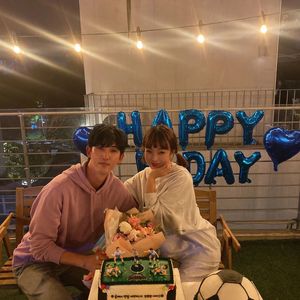 오나미, 예비 신랑 박민과 행복한 생일…결혼 앞두고 달달 미소