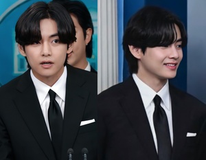 &apos;BTS의 선한영향력에 감사&apos; 방탄소년단 뷔, ˝우리 모두 의미 있는 존재˝ 아시아계 증오를 멈춰달라