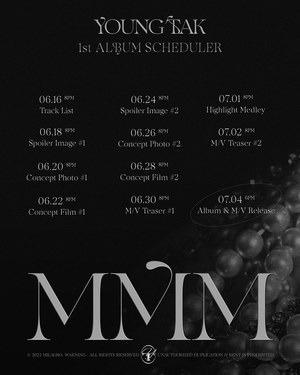 영탁, 7월 4일 컴백 첫 정규앨범 &apos;MMM&apos; 스케줄러 공개…"컴백 카운트다운"