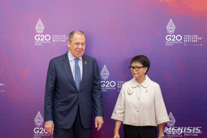 G20 외교장관 본회의 개막…"협상 통한 전쟁 종식이 우리 책임"