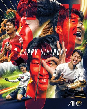 AFC, 한국 &apos;캡틴&apos; 손흥민 30살 생일 축하…"살아있는 전설"