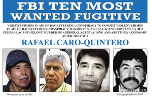 현상금 265억원…미 요원 살해 혐의 멕시코 마약왕 체포