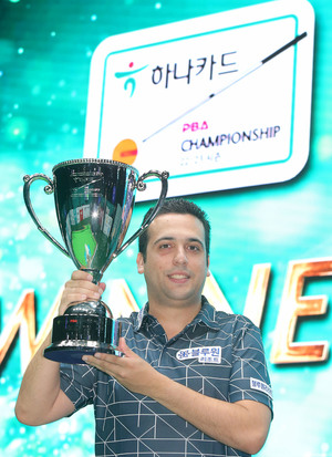 다비드 사파타, PBA 결승전 4전 5기 끝에 첫 우승