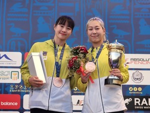 근대5종 김세희·김선우, 세계선수권 여자 계주 동메달