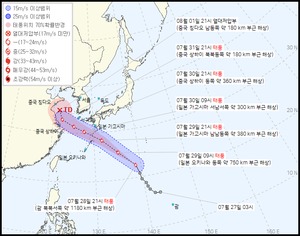 2022 5호 태풍 &apos;송다&apos; 예측 이동경로 보니…국내 영향은?