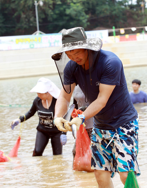 "함평 돌머리해수욕장서 뱀장어 잡고 스트레스도 풀어요" 체험행사