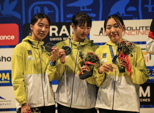 한국 근대5종, 세계선수권 여자 단체전 은메달