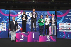 한국태권도, 세계유소년선수권 남자부 종합 우승