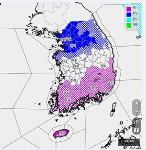 [날씨] 강원·경기는 호우경보에 충남은 호우주의보, 제주·경북·전남·경남 등 남부는 폭염 경보와 주의보