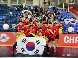 한국 U-18 남자핸드볼, 8년 만에 아시아 정상 탈환