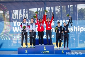 한국 근대5종, 세계유소년선수권 U-19 남녀 계주 첫 동반 동메달