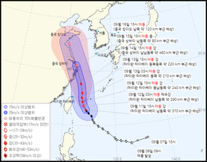 12호 태풍 무이파는 중국으로, 13호 태풍 므르복은 일본으로