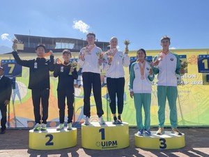 한국 근대5종, U-19 아시아선수권 혼성계주 은메달
