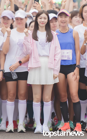 [HD포토] 김연아, ‘소녀소녀한 핑크 패션’ (뉴발란스 런온 서울 우먼스)