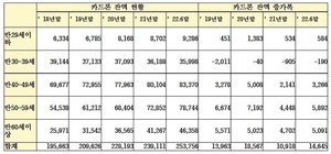 상반기 카드론 잔액 1.4조원↑…지난해 증가폭 웃돌아