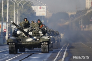 벨라루스 "합동군 배치완료, 단계별 군사행동 나설 것"