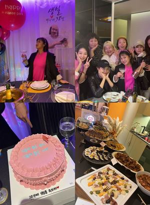 &apos;38번째 생일&apos; 박나래, "이 세상에서 본인 생일 제일 즐기는 사람"