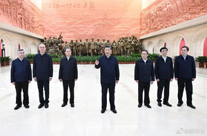 시진핑 3기 최고지도부, 단체로 &apos;혁명성지&apos; 옌안 방문