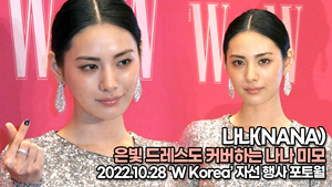 [TOP영상] 나나, 은빛 드레스도 커버하는 나나 미모(221028 ‘W Korea’ 포토월)