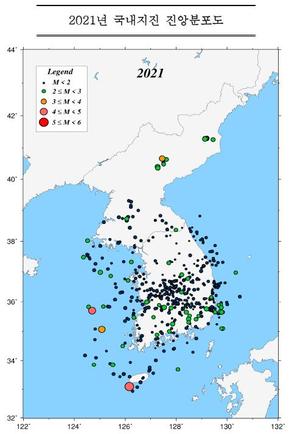 [괴산 지진] 기상청 "규모 4.0 지진은 지각(판) 내 어디에서든 발생할 수 있는 규모"…연 1~2차례 발생