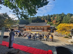 고성군, 옥천사에서 ‘우리 지역 문화재 바로 알기’ 학생·군민 만남