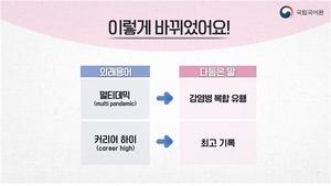 "멀티데믹, &apos;감염병 복합 유행&apos;으로 부르세요"