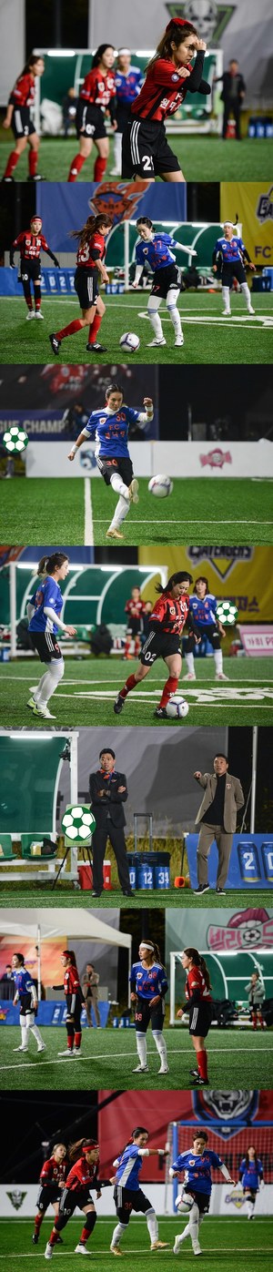 &apos;골때녀&apos; 불나방 vs 원더우먼 첫 대결…강소연 관심