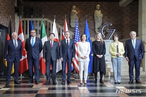 블링컨 "G7, 中 불공정 무역 맞서 정책 조율 필요성 이해"