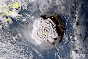 남태평양 통가에 규모 7.3 강진으로 쓰나미주의보 발령돼