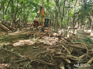 경주국립공원, ‘무장봉’ 등 태풍피해 탐방로 복구작업 착수