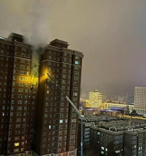 中신장서 아파트 화재 10명 사망…9명 부상