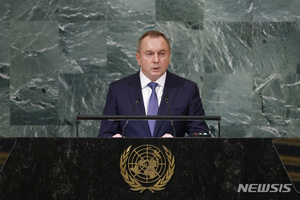 벨라루스 외무장관, 내주 초 러시아와 회동 앞두고 급사