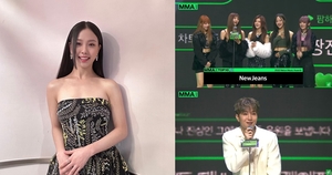 "시상할 수 있어서 기뻐"…&apos;MMA2022&apos; 고민시, 뉴진스-비오 팬심 언급