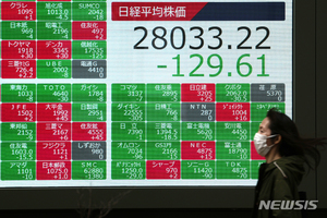 日증시, 美금융긴축 장기화로 나흘째 하락…닛케이지수 0.21%